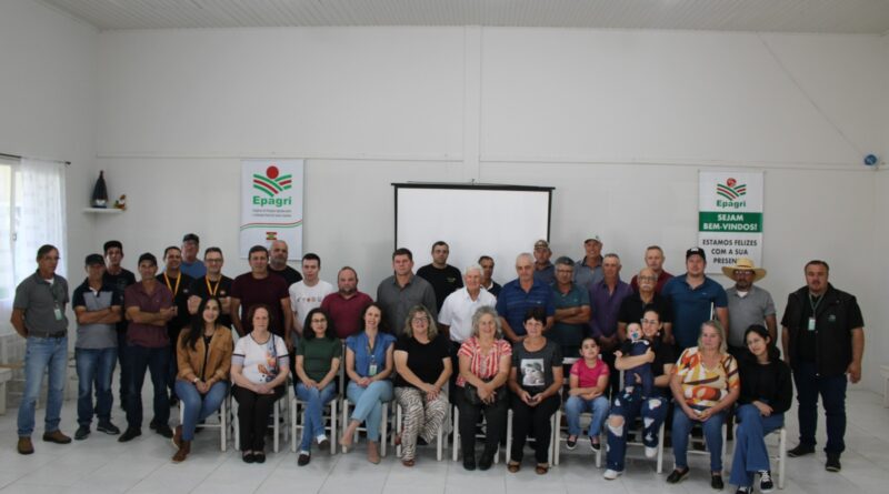 Epagri promove evento de prestação de contas para os agricultores de Otacílio Costa